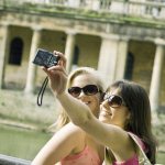 Twee meiden in Bath